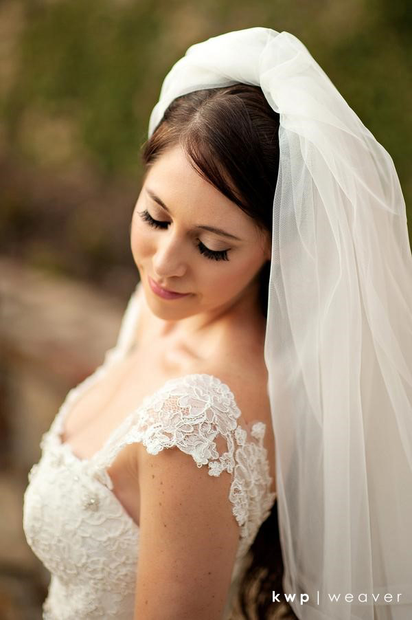 Beautiful Bride with lash extensions